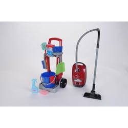 theo klein bosch cleaning trolley with vacuum cleaner