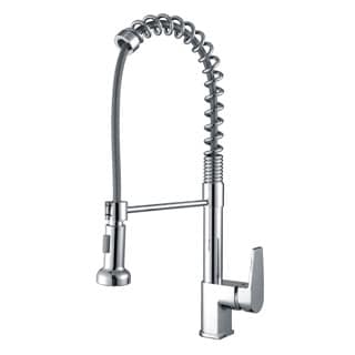 Pull Out Kitchen Faucets - Shop The Best Deals For May 2017 - Ruvati RVF1216CH Commercial Style Pullout Spray Polished Chrome Kitchen  Faucet