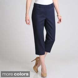 Focus 2000 Womens Career Stretch Capri Pants Today $35.99