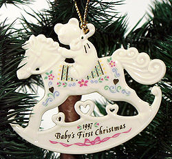 lenox baby's first christmas ornament