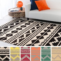 Carolina Weavers Seaside Collection Crossing Tides Blue Area Rug 5 Montgomery Flatweave Southwestern Area Rug 5 X