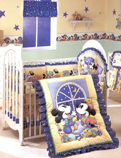 mickey mouse bedding for crib