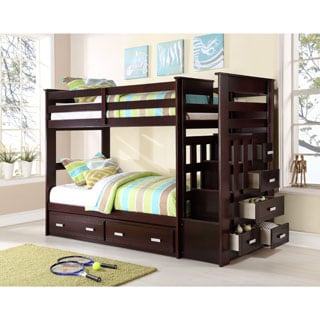 Allentown Twin/ Twin Bunk Bed - Overstock - 9933535