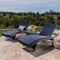 Havenside Home Vilano 3-piece Outdoor Cushioned Lounge Set