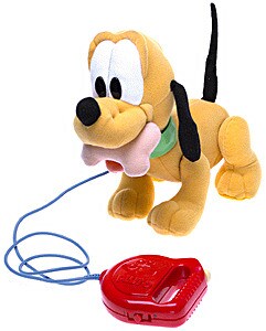 pluto walking dog toy
