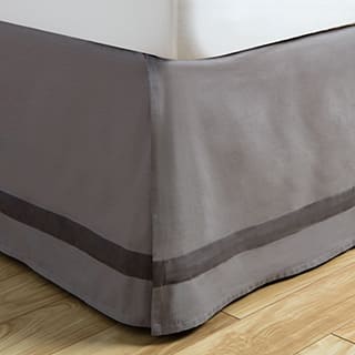17 Inch Bed Skirts Dust Ruffles Find Great Bedding Accessories Andrew Charles Atlas Collection Grey Cotton Bed Skirt