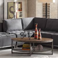 Carbon Loft Magie Brown Coffee Table - 48"w x 28"d x 17"h
