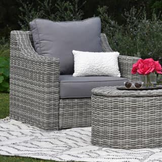 Wicker French Country Patio Furniture Find Great Outdoor Seating Elle Decor Vallauris Outdoor Arm Chair