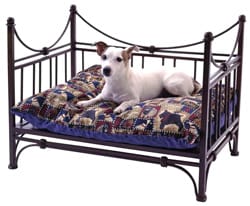 iron dog bed