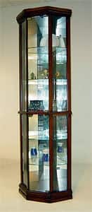 Shop Corner Curio Cabinet Overstock 680353