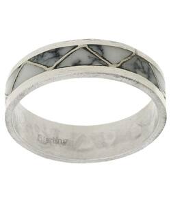 Shop White Buffalo Turquoise Alunite Ring Native American Free