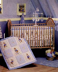 peter rabbit crib bedding