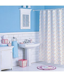 XOXO Heart Beat Bath Accessory Set w/ Shower Curtain - Bed Bath ...