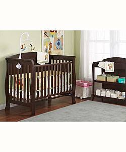 Shop Amber Sleigh 3 In 1 Crib Overstock 2576893