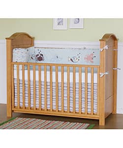 Shop Robin Honey Oak Finish Crib Overstock 2879772