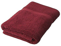 Fieldcrest Bath Towel Pink Blue Floral Roses 100% Cotton USA Royal Velvet  VGC!