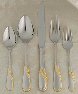 Yamazaki Hilary Flatware 46 piece Set Bed Bath Beyond 22090