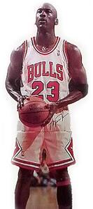 slide 1 of 1, Michael Jordan Life-size Stand-Up
