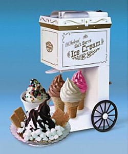 nostalgia vintage ice cream maker