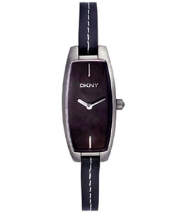 dkny leather watch