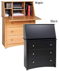 Shop 3 Drawer Secretary Desk Free Shipping Today Overstock