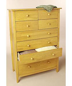 Shop Oslo Wheat Eight Drawer Dresser Free Shipping Today