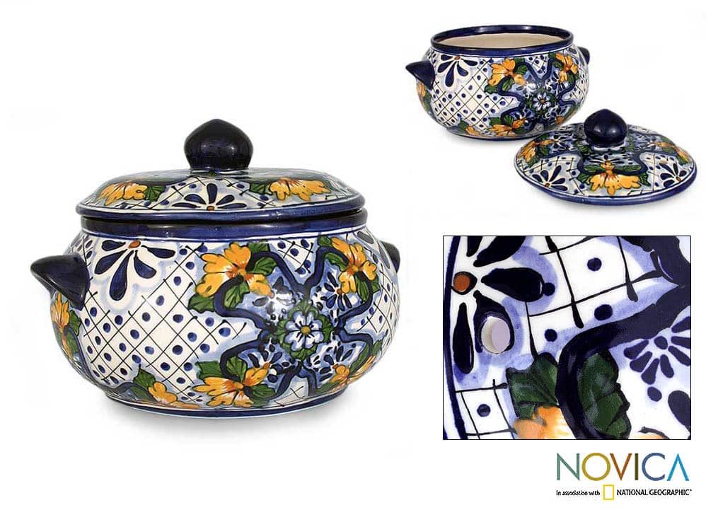 Handmade Ceramic 'The Invitation' Soup Bowl (Mexico)