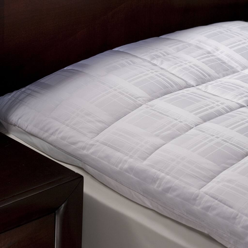 Pillow Top White Goose Twin XL-size Featherbed