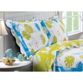 Greenland Home Fashions Coastal Breeze Quilted Pillow Sham Set