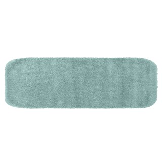 Plush Deluxe Caribbean Blue 22 x 60 Bath Runner Bath Rugs