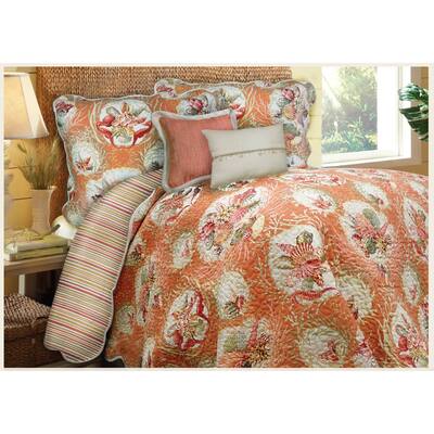 Shell Key Quilt and Sham Separates
