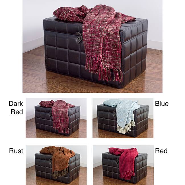 Rizzy Home Loose Weave Throw