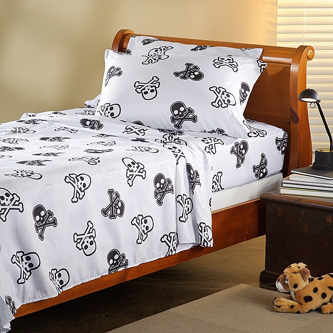 Expressions Microfiber Skull Full Sheet Set