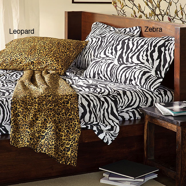 Safari Collection Microfiber Sheet Set