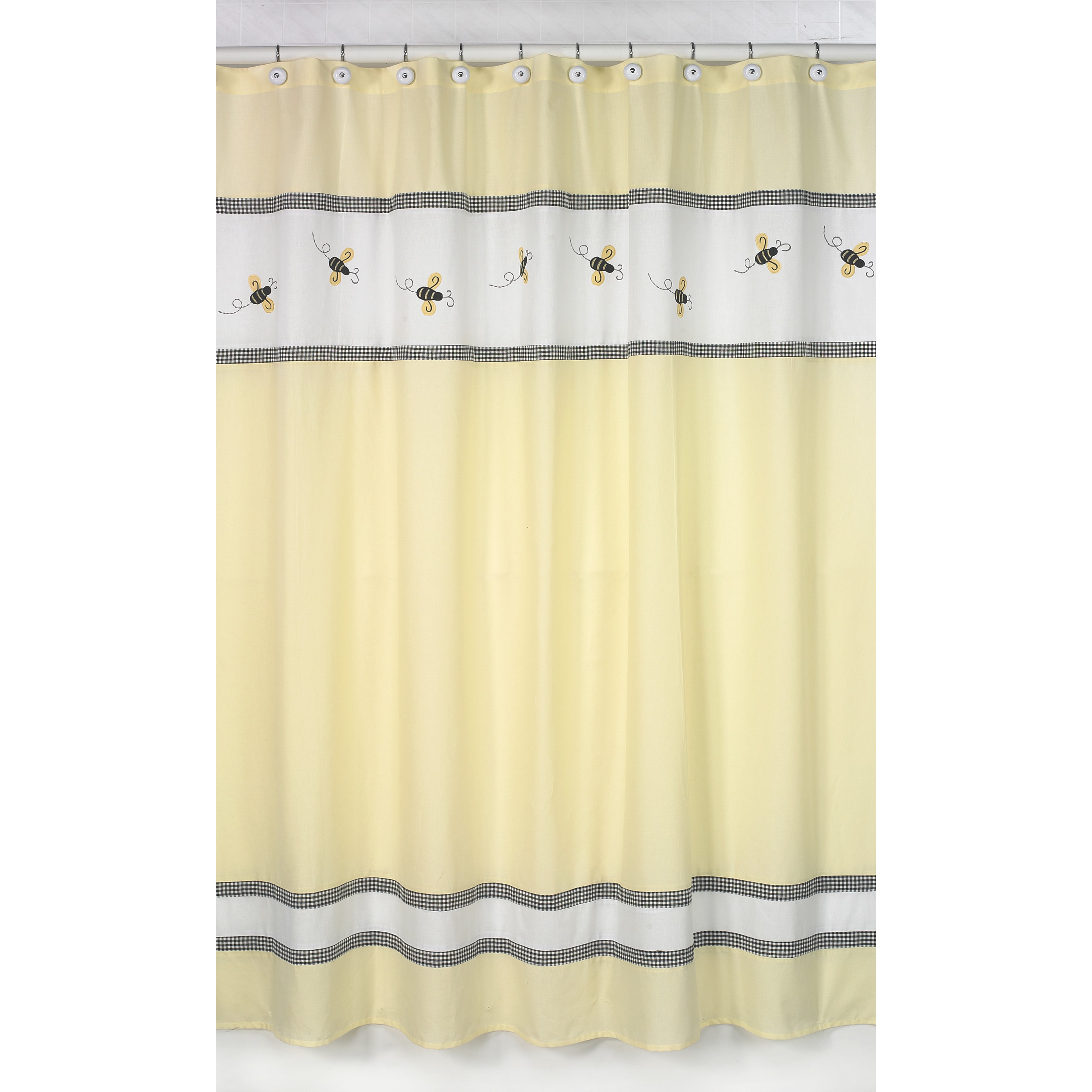 Shop Bumble Bee Shower Curtain Overstock 7604194