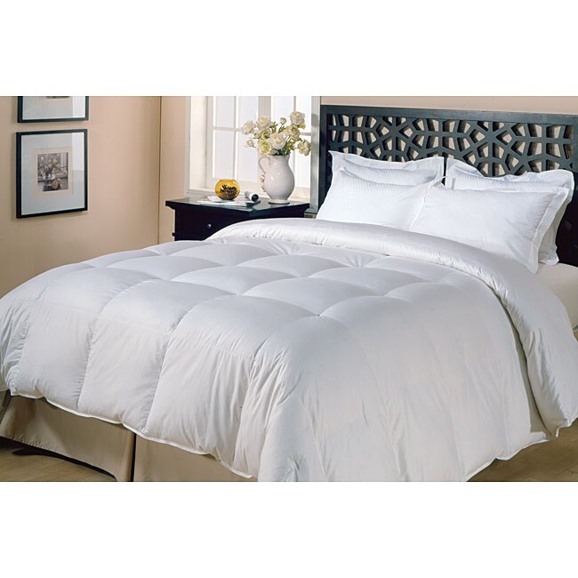 Supersized 370 Thread Count Down Blend Comforter Free Supersized 370 Thread Count Down Blend Comforter