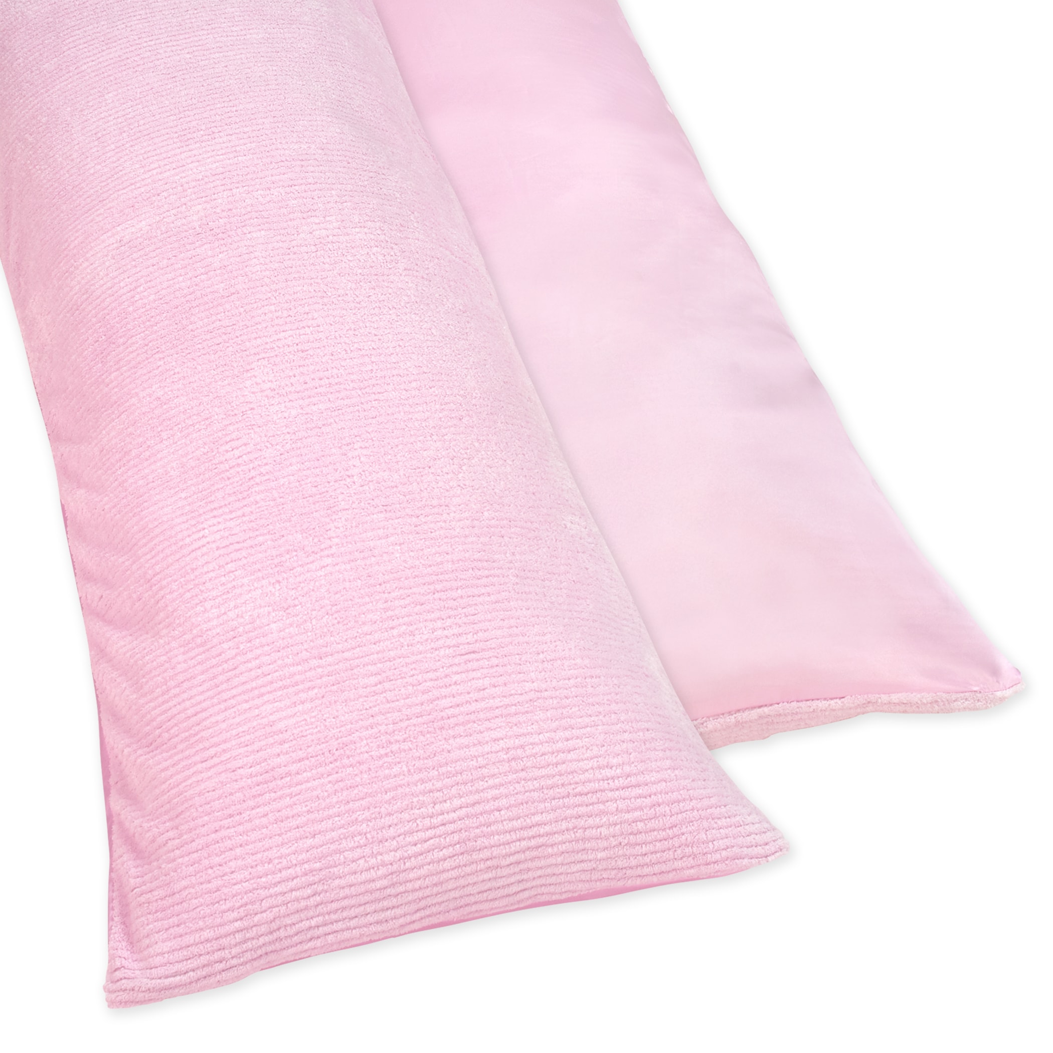Shop Sweet Jojo Designs Pink Chenille And Satin Full Length Double