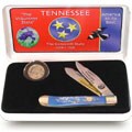 U.S. Mint State Quarter Tennessee Knife/Coin Set