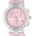Concord La Scala Women's Large Pink Dial Chronograph Watch