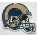 Rams Helmet Clock