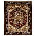 Safavieh Handmade Classic Heriz Red Wool Rug - 9'6 x 13'6