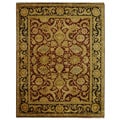 Safavieh Hand-knotted Burgundy/ Black Treasures Wool Rug - 8' x 10'