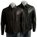 Claiborne Men's Zip-front Lamb Leather Jacket