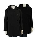 Anne Klein Women's Plus-size Hooded Peacoat