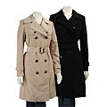 London Fog Women's Petite Short Trench Coat