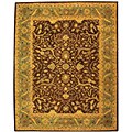 Safavieh Handmade Antiquities Mahal Brown/ Blue Wool Rug - 9'6 x 13'6
