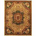 Safavieh Handmade Classic Empire Light Blue/ Ivory Wool Rug - 9'6 x 13'6