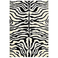 Safavieh Handmade Soho Zebra Ivory/ Black N. Z. Wool Rug - 9'6 x 13'6