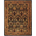 Safavieh Handmade Majestic Black New Zealand Wool Rug - 7'6 x 9'6