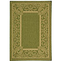 Safavieh Abaco Olive Green/ Natural Indoor/ Outdoor Rug - 2'7 x 5'